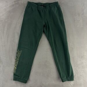 Gosha‎ Rubchinskiy Epic Aces Sweatpants Mens Size Medium Green Logo Joggers